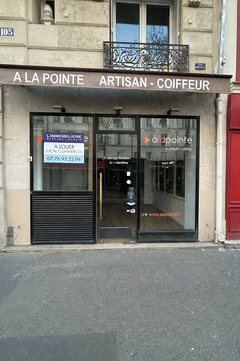Location Commerce 76&nbsp;m² Paris 17