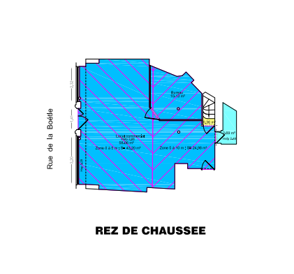 Location Commerce 130&nbsp;m² Paris 8