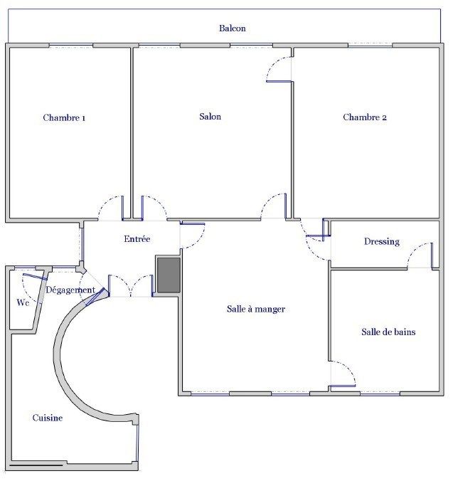 Vente Appartement 4&nbsp;Pièces 78.72&nbsp;m² Paris 11