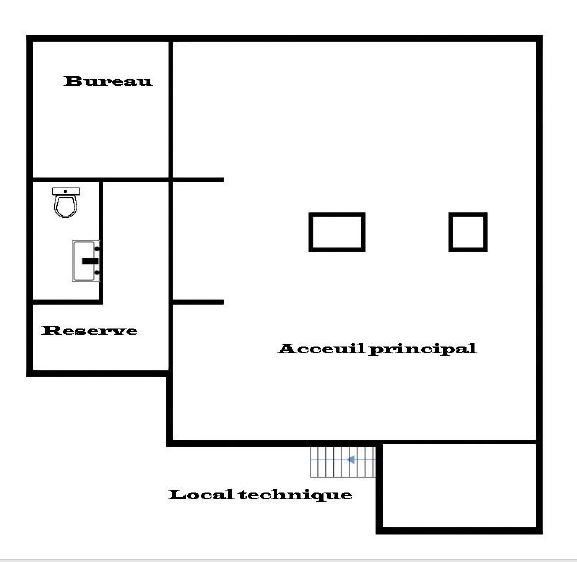 Location Commerce 141&nbsp;m² Paris 20