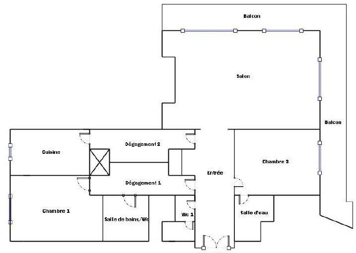 Vente Appartement 4&nbsp;Pièces 98.03&nbsp;m² Neuilly-sur-Seine