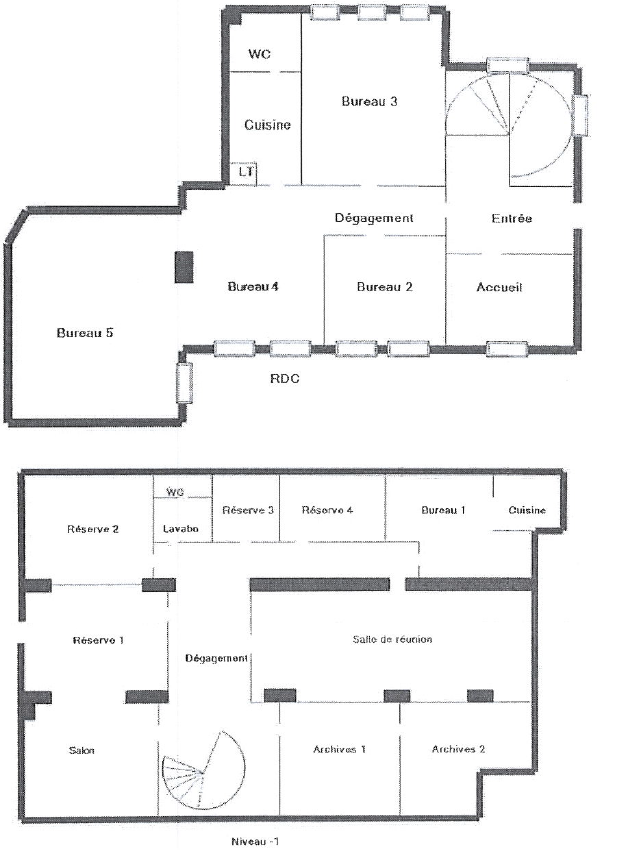 Location Bureaux 273&nbsp;m² Paris 14