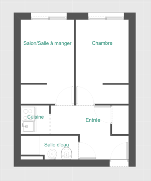 appartement 2 pièces en vente sur PARIS (75019)